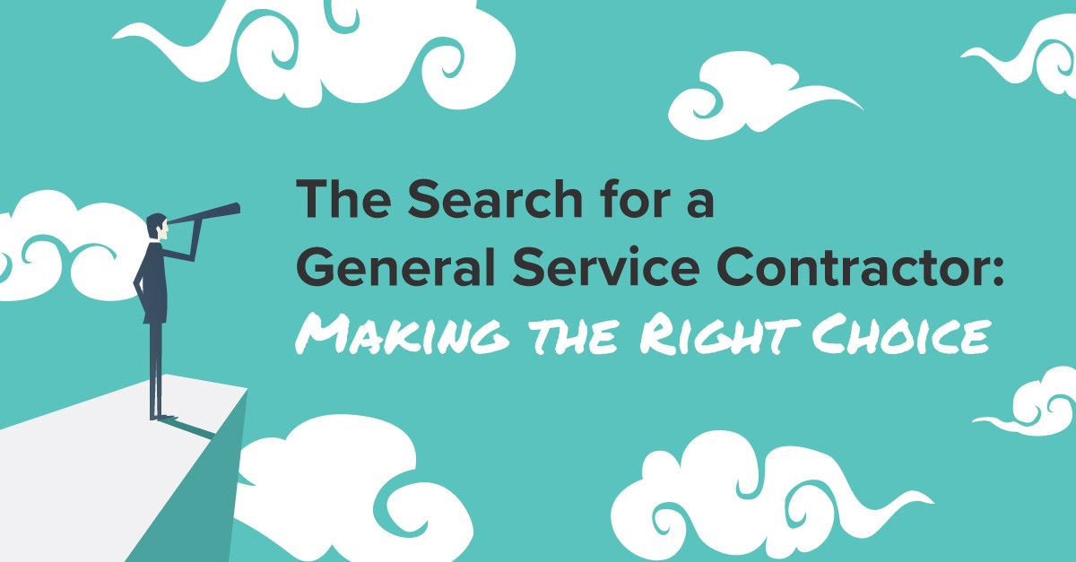The search for a general service contractor