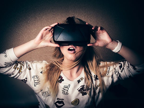 Women Using VR Headset