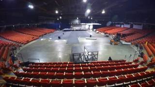 Carpet Installation Time Lapse at the UIC Pavilion