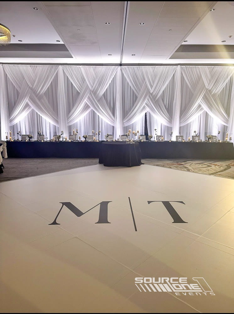 Large interview room installation featuring multiple modular meeting rooms constructed for career recruitment events.