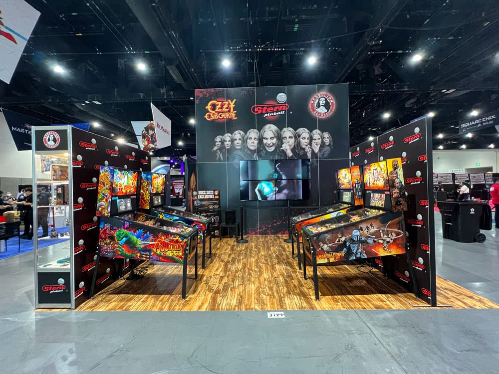 Interactive retail-inspired exhibit environment with merchandise displays